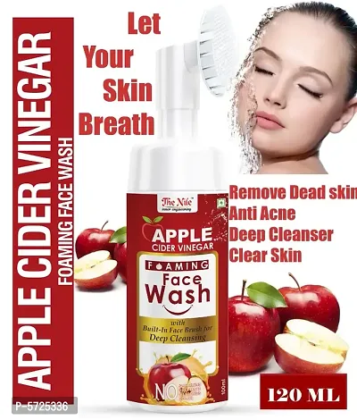 The Nile Apple Cider Vinegar Foaming Facewash With Build In Brush-thumb0