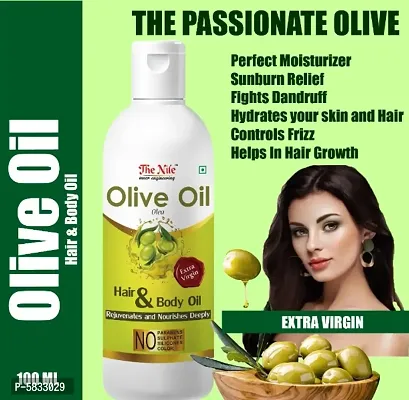 The Nile Olive Oil Hair  Body Oil (100ml)-thumb0