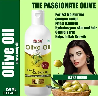 The Nile Olive Oil Hair  Body Oil (150ml)