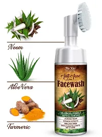 Anti Acne Neem Face Wash With Built-In Face Brush-thumb1