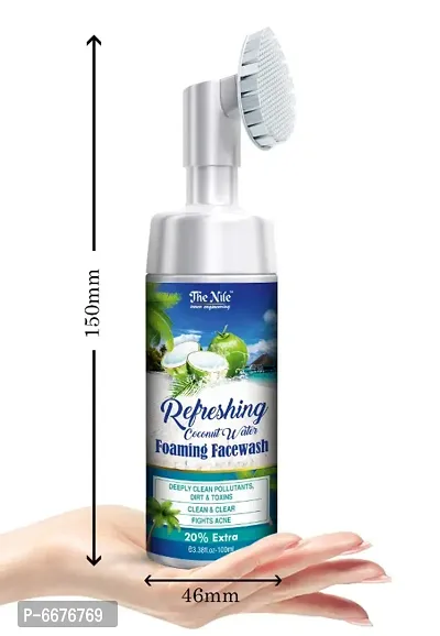 Refreshing Coconut Face Wash With Built-In Face Brush-thumb4