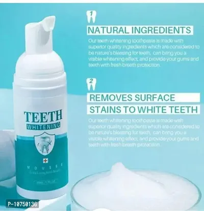 Teeth Whitening Foaming Toothpaste Mousse Mouth Wash-thumb0