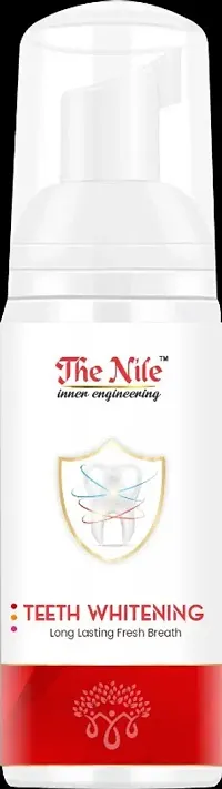 The Nile Teeth Whitening Mousse Foam To Deeply Cleaning Gums, Stain Removal Teeth Whitening Liquid  (60 ml)