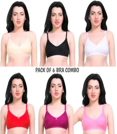 Stylish Solid Everyday Bras For Women