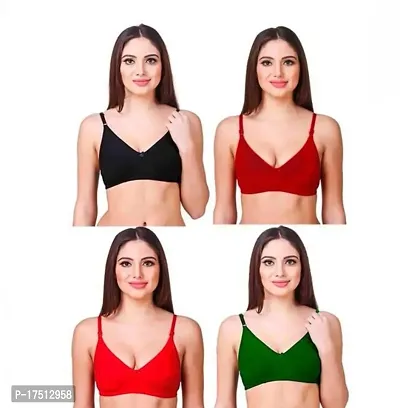 Buy Fancy Hosiery Bras For Women Pack Of 6 Online In India At