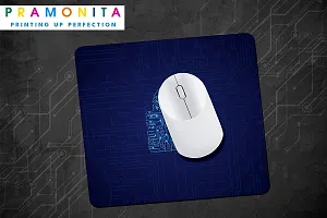 Pramonita Creative and Uniqe Design Printed Mouse Pad for Computer, Laptops, PC, Home & Office, Gaming Mousepad (Blue Lock-27)-thumb1