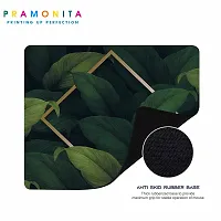 Pramonita Creative and Uniqe Design Printed Mouse Pad for Computer, Laptops, PC, Home & Office, Gaming Mousepad (Leaft Frame-24)-thumb2