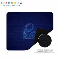 Pramonita Creative and Uniqe Design Printed Mouse Pad for Computer, Laptops, PC, Home & Office, Gaming Mousepad (Blue Lock-27)-thumb2