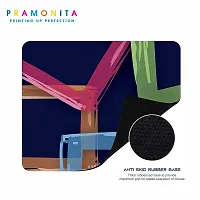 Pramonita Creative and Uniqe Design Printed Mouse Pad for Computer, Laptops, PC, Home & Office, Gaming Mousepad (Colour Line-25)-thumb2