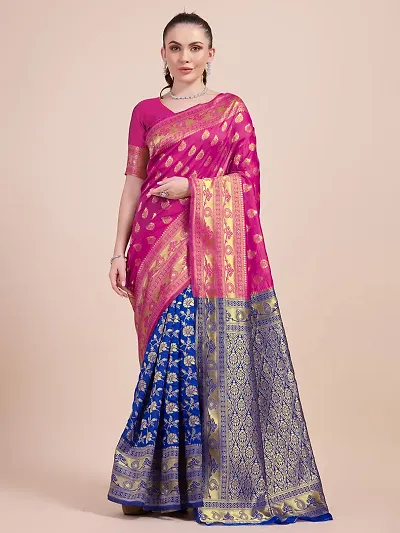 Women's Art Silk Saree with Blouse Piece