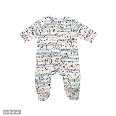 Stylish Organic Cotton Printed Rompers For Infants-thumb0