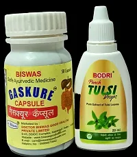 Panch TULSI Drop and GASKURE CAPSULES FOR IMMUNITY,WEIGHT GAIN,LIVER DISEASE-thumb4