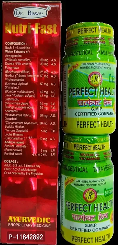 NUTRI-FAST TONIC  PERFECT HEALTH CAPSULE FOR WEIGHT GAIN  GOOD HEALTH WELLNES-thumb3