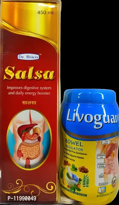 SALSA  SYRUP and LIVOGUARD FOR IMMUNITY,LIVER and DIGESTIVE DISORDER