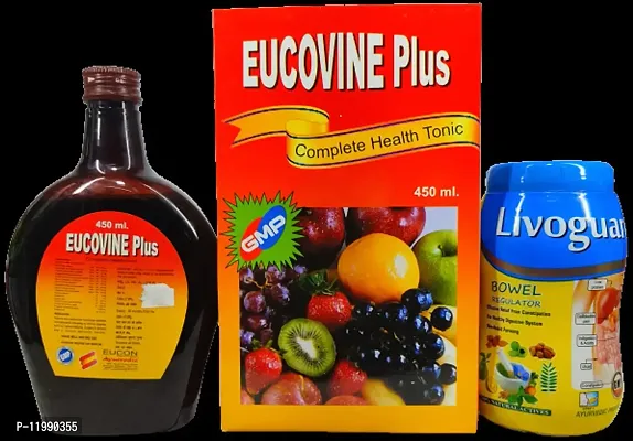 EUCOVINE PLUS COMPLETE HEALTH TONIC and LIVOGUARD FOR IMMUNITY,LIVER and DIGESTIVE DISORDER