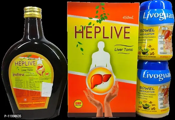 HEPLIVE LIVER TONIC and LIVOGUARD FOR IMMUNITY,LIVER and DIGESTIVE DISORDER-thumb0