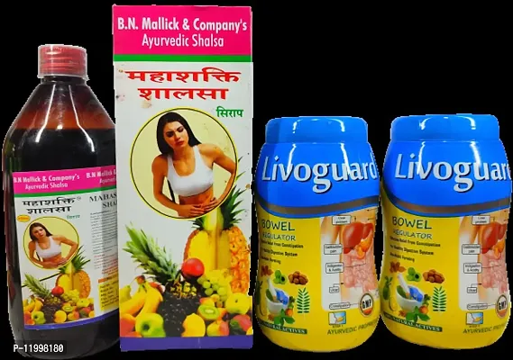 MAHASHAKTI SALSA syrup and LIVOGUARD for,LIVER  DIGESTIVE DISORDER-thumb0