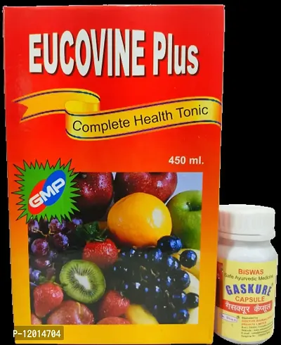 EUCOVINE PLUS TONIC AND GASKURE CAPSULE FOR Immunity,LIVER  AND  DIGESTIVE DISORDER