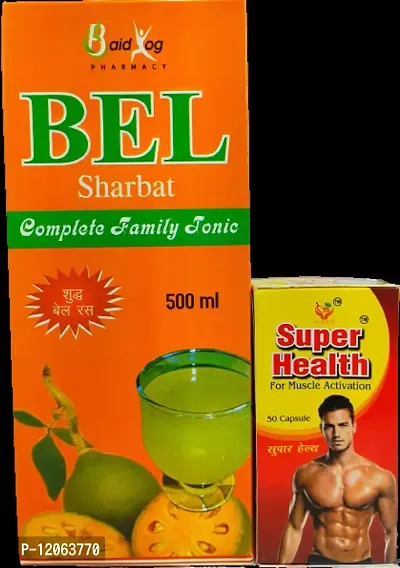 BEL Sharbat Complete Tomily and SUPER HEALTH CAPSULE for immunity,LIVER and DIGESTIVE DISORDER-thumb4