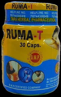 RUMA T PAIN RELIEF CAPSULE FOR JOINT PAIN,INJURY PAIN,RHEUMATOID ARTHRITIS,SCIATICA,MUSCLE PAIN,AAM BATA,RAS BATA ECT |PACK OF 1|-thumb2