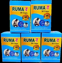 RUMA T PAIN RELIEF CAPSULE FOR JOINT PAIN,INJURY PAIN,RHEUMATOID ARTHRITIS,SCIATICA,MUSCLE PAIN,AAM BATA,RAS BATA ECT |PACK OF 5|-thumb1