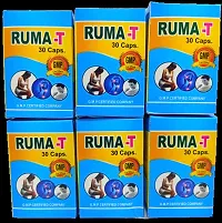 RUMA T PAIN RELIEF CAPSULE FOR JOINT PAIN,INJURY PAIN,RHEUMATOID ARTHRITIS,SCIATICA,MUSCLE PAIN,AAM BATA,RAS BATA ECT |PACK OF 6|-thumb1