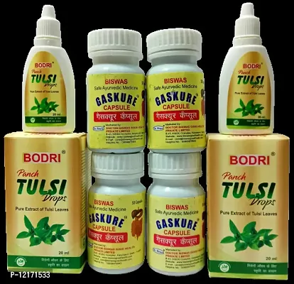 Panch TULSI Drop and GASKURE CAPSULE FOR IMMUNITY,WEIGHT GAIN,LIVER DISEASE