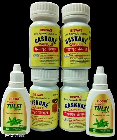 Panch TULSI Drop and GASKURE CAPSULE FOR IMMUNITY,WEIGHT GAIN,LIVER DISEASE-thumb5