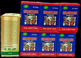 Panch TULSI Drop and PAIN-CURE PLUS TABLET FOR IMMUNITY BOOSTER,JOINT PAIN,INJURY PAIN,RHEUMATOID ARTHRITIS,SCIATICA,MUSCLE PAIN|PACK OF 7|-thumb3