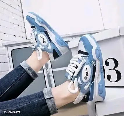Trendy Blue Rubber Sneaker Shoes for Men-thumb4