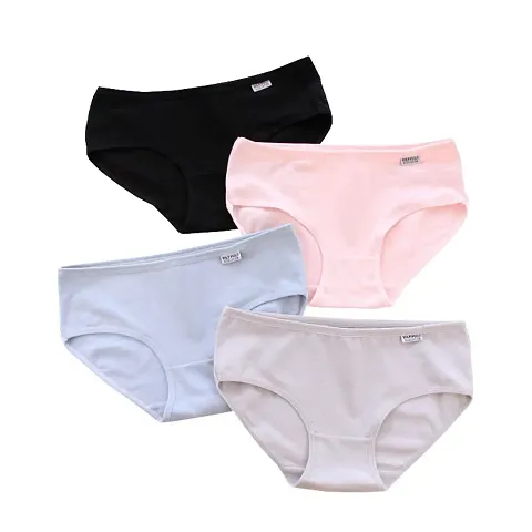 Stylish Blend Panty Set For Women Pack of 4