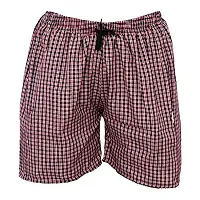 AWALA FASHION Men's Cotton Checkered Printed Boxers, Shorts, Multicolor Pack-of -3-thumb3