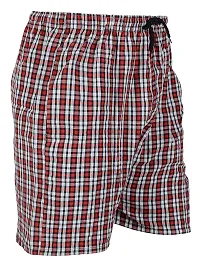 AWALA FASHION Men's Cotton Checkered Printed Boxers, Shorts,-thumb1