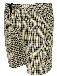 AWALA FASHION Men's Cotton Checkered Printed Boxers, Shorts,-thumb3