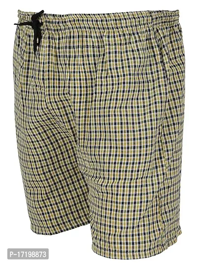 AWALA FASHION Men's Cotton Checkered Printed Boxers, Shorts,-thumb4