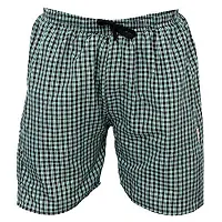 AWALA FASHION Men's Cotton Checkered Printed Boxers, Shorts, Multicolor Pack-of -3-thumb2