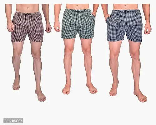 AWALA FASHION Men Boxer Shorts Pack of -3