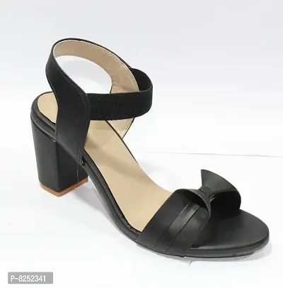 Stylish Synthetic Solid Heels for Women-thumb0
