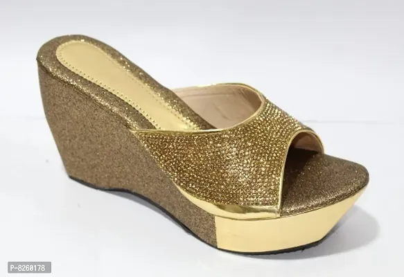 Golden Wedding Heel Sandal-thumb0