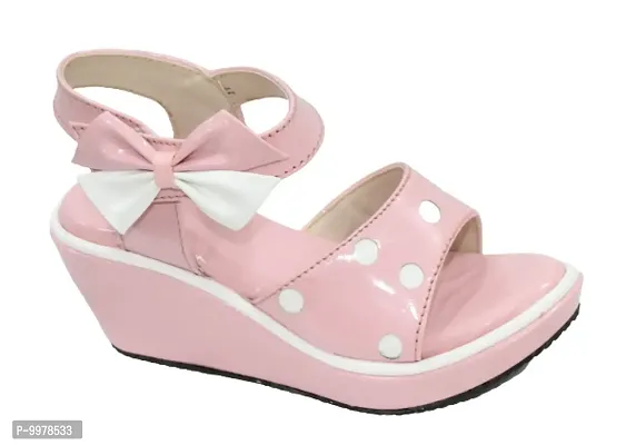 Kids Baby Girl Wedge Heel Sandal for Party and Casual Occasion-thumb0