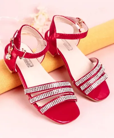 Cute Chunky Heel Sandal for Girls