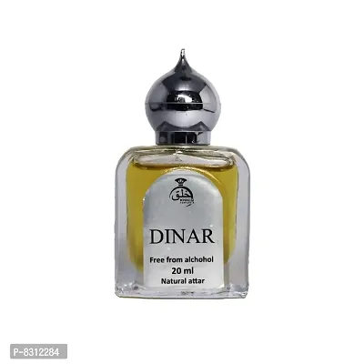 Dinar Long lasting Concentrated Attar / Ittar Floral Attar 20 ml Roll On-thumb0