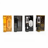 Musk Shahi | X-Black | Dirham | Rehan Natural attar 6 ml long lasting ittar perfume pack of 4-thumb1