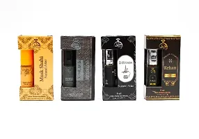 Musk Shahi | X-Black | Dirham | Rehan Natural attar 6 ml long lasting ittar perfume pack of 4-thumb2