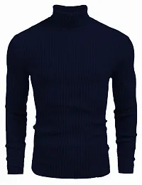 Stylish Wool Blend HighNeck Sweatshirt For Men Combo of 2-thumb1