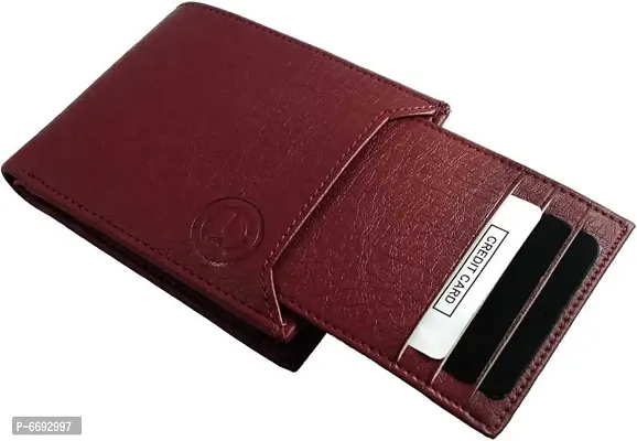 Stylish New Brown Chip Wallet For Men-thumb0