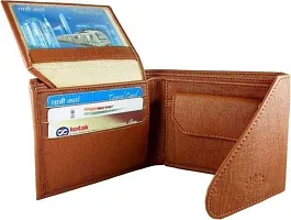 Stylish New Tan Chaku Wallet For Men-thumb1