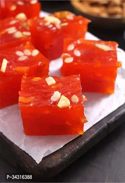 Kerala Traditional Red Halwa 1 kg Sweets  Made With Coconut Oil-thumb0