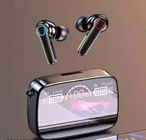 Modern Wireless Bluetooth Earbuds Headphones with Mic(M19 WIRELESS BLUETOOTH)-thumb2