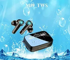 M19 Bluetooth Headset (Black, True Wireless)-thumb2